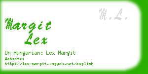 margit lex business card